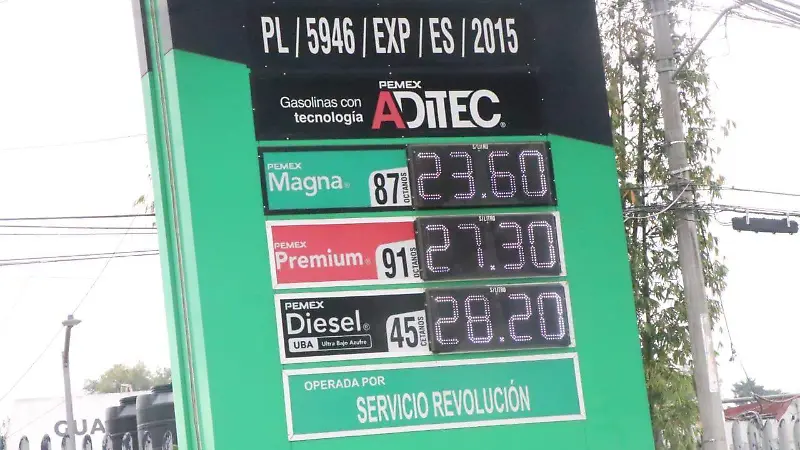 Precio de la gasolina